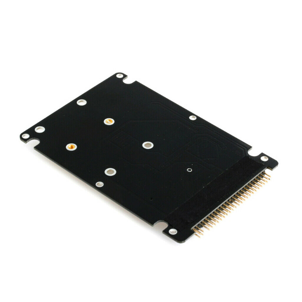 2 Pieces PCI-e mSATA SSD to IDE 2.5" 44pin Converter Adapter Card with Case