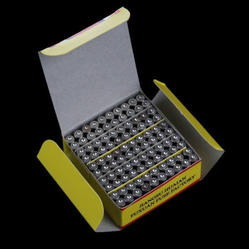 100Pcs 5A 250V Glass Tube Quick Fast Blow Fuse F5A L250V 5x20mm