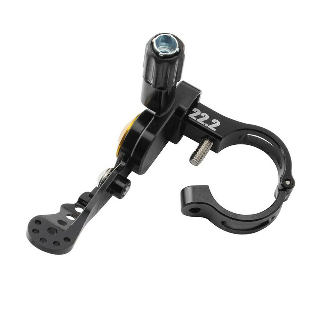 Dropper Remote Lever Aluminum Alloy Hollow-Design for 22.2mm Handlebar Black