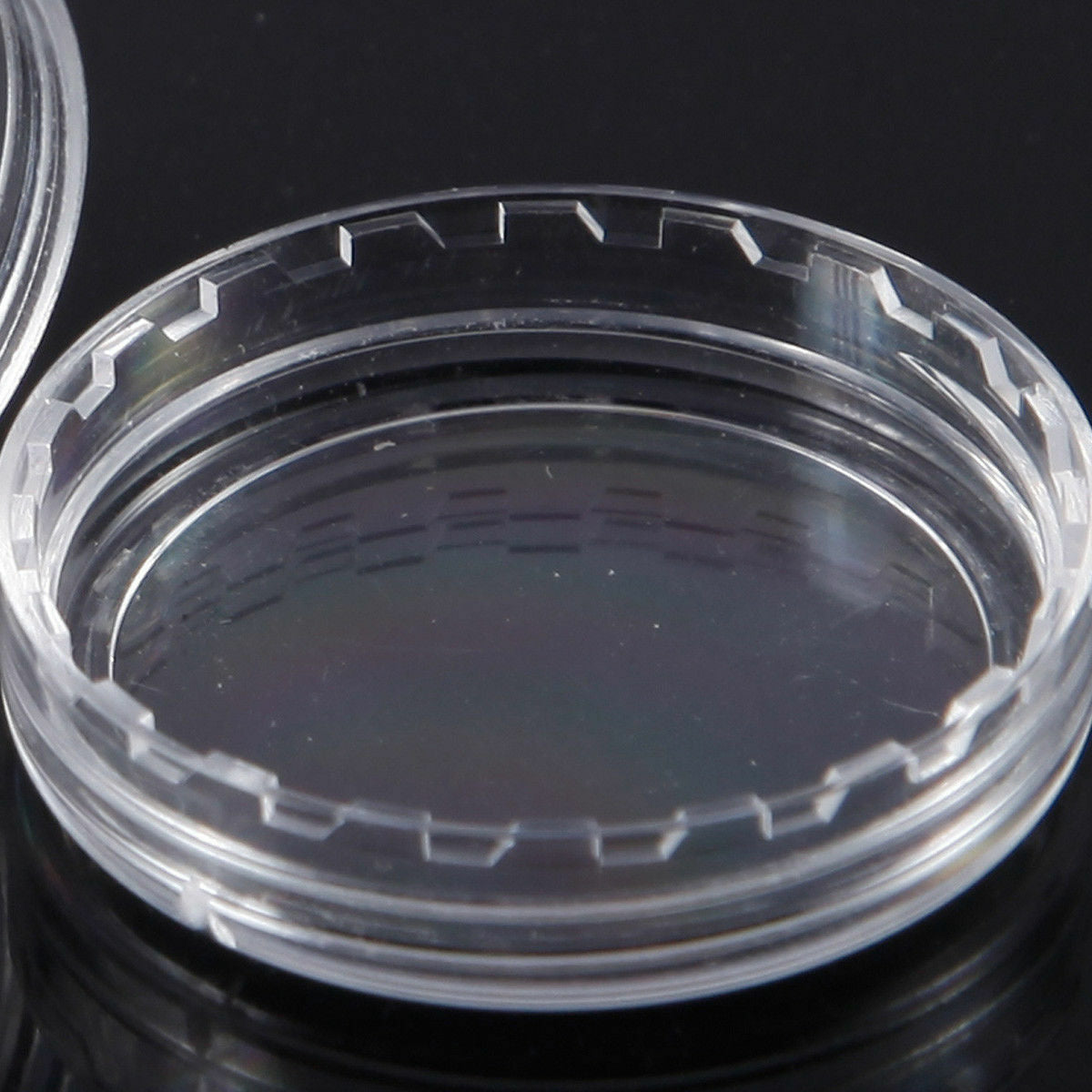 100 Clear Small 3g Grams/mL Plastic Jars for Cosmetic Sample Container Pot