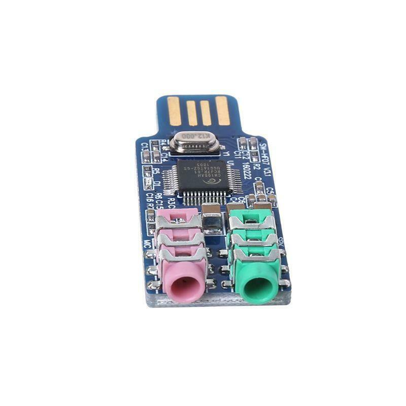 CM108 USB Drive Free Sound Card Laptop Computer External Sound Card Module