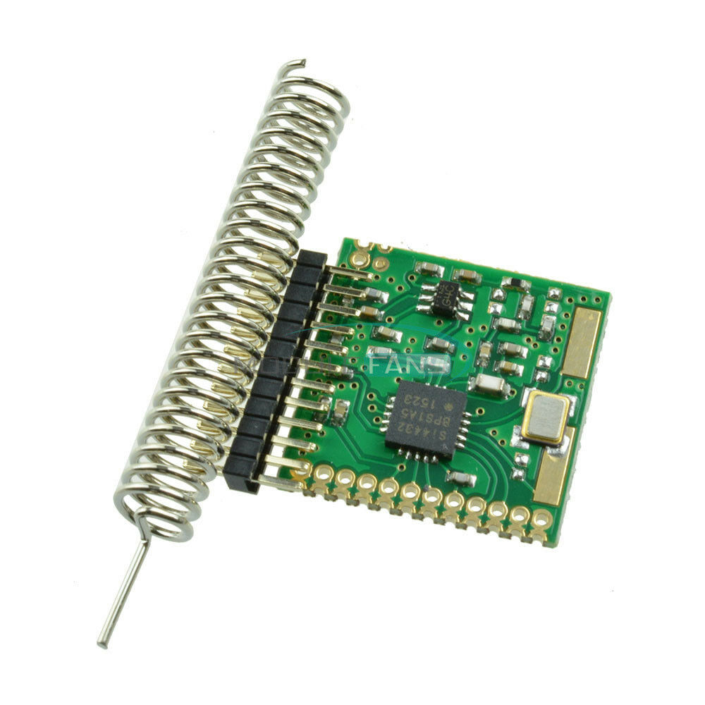 2PCS SI4432 1000m Wireless Module 433mhz Communication For Arduino