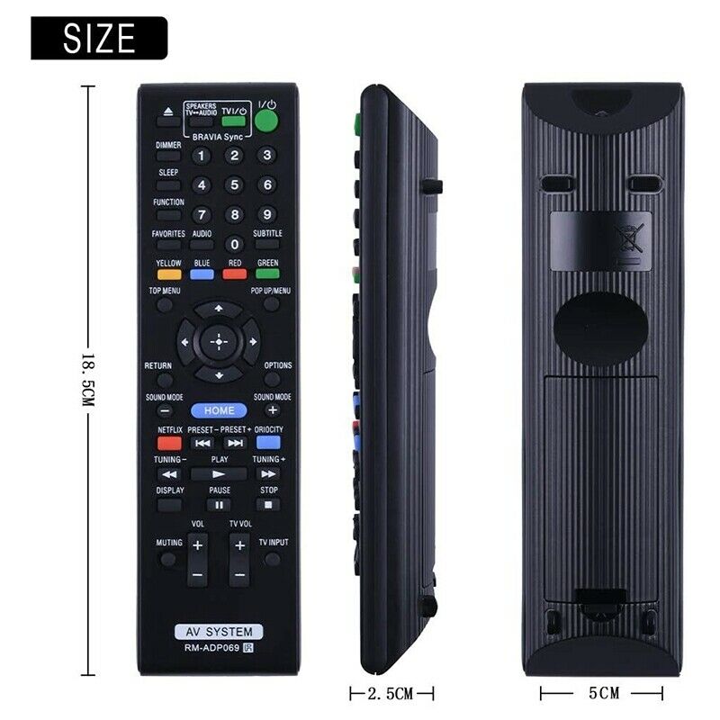 Remote for Sony AV RM-ADP069 HBD-E580 BDV-N790W HB-DE3100 ADP059 ADP057 ADP074R3