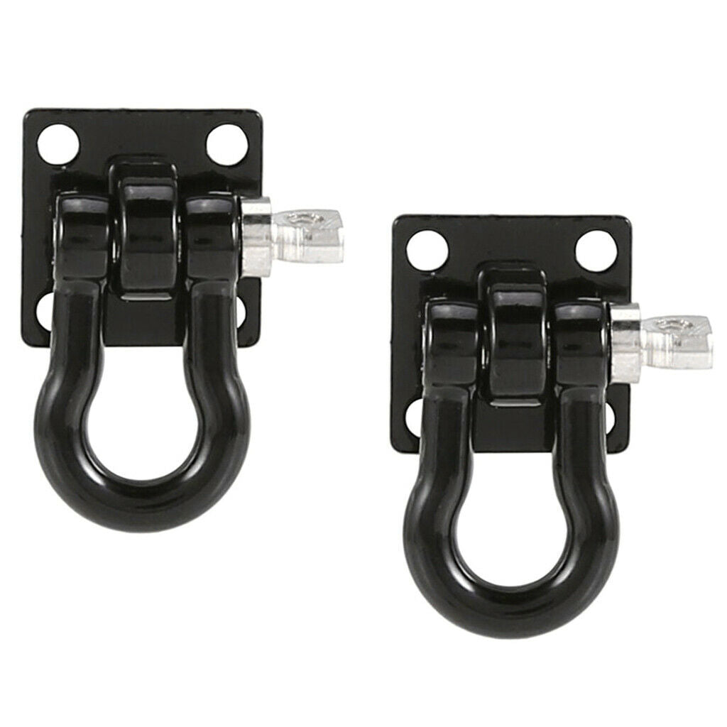 Metal Trailer Tow Hook Buckle Winch Shackles Accessories for   4 1/10 Scale RC