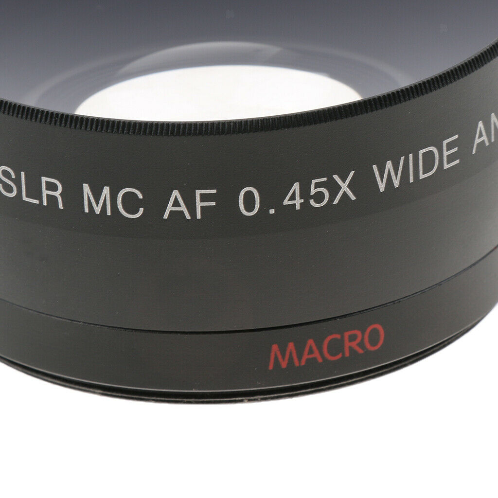 58mm 0.45x Wide Angle Lens with Macro for Canon 110D 550D T1i T2i T3i XSi