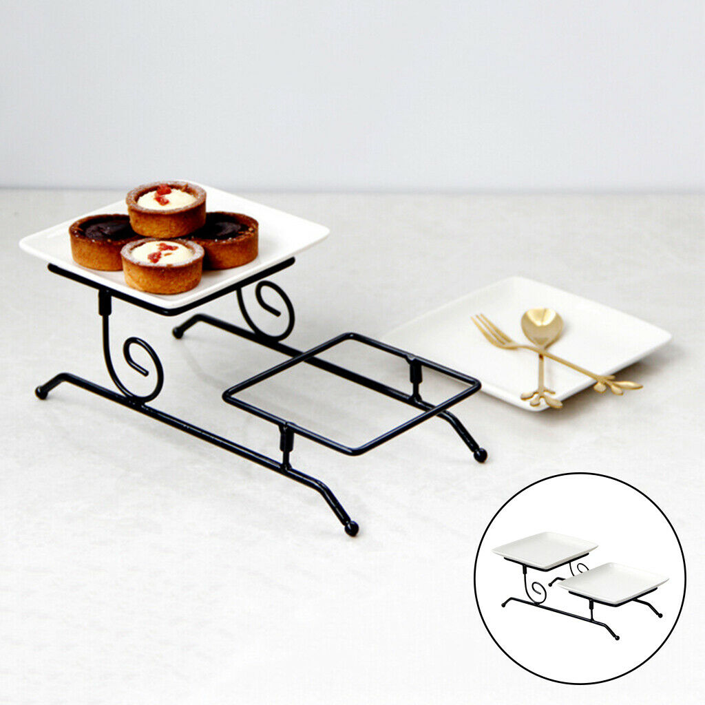 Table Cupcake Stand Pie Fruit Dining Display Plate Shelf Weedings Party