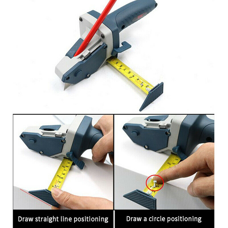 Plasterboard Cutter Auto Gypsum Board Cutting Tool Portable Woodworking Too Pb