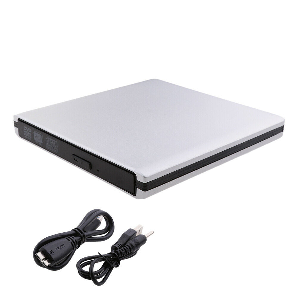 External DVD Drive, Portable DVD RW / CD RW USB 3.0 CD DVD Burner Reader Writer