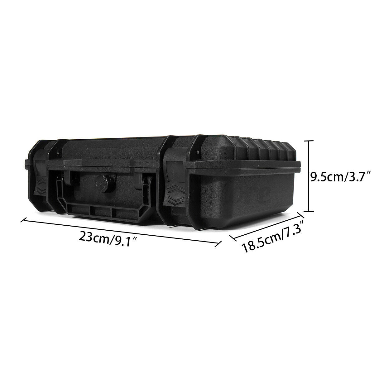 230mm Waterproof Storage Box Plastic Hard Carry Tool Case Photography W/Sponge