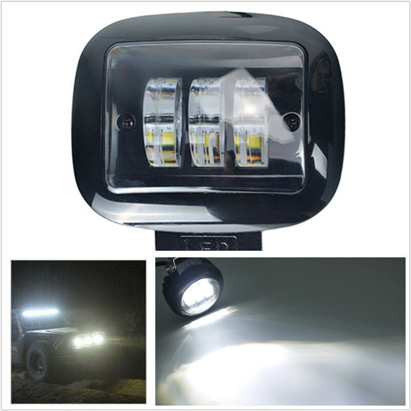 72W Offroad Car Motorcycle LED Fog Work Light Bar Modified Roof Light Bar PC Len