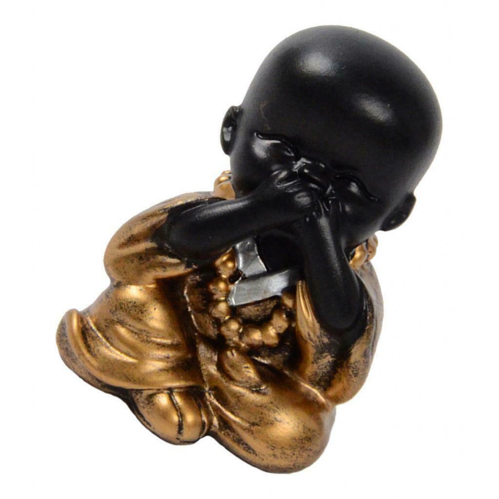1 Packs Handmade Baby Buddha Decor Indoor Home Office Desktop Ornament 4