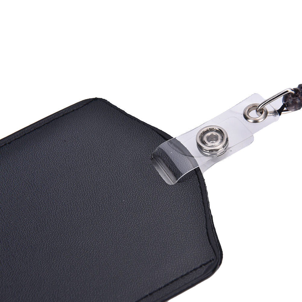 Bank Credit Card Holders PU Card ID  Holders Identity Badge Retractable Reel  Lt