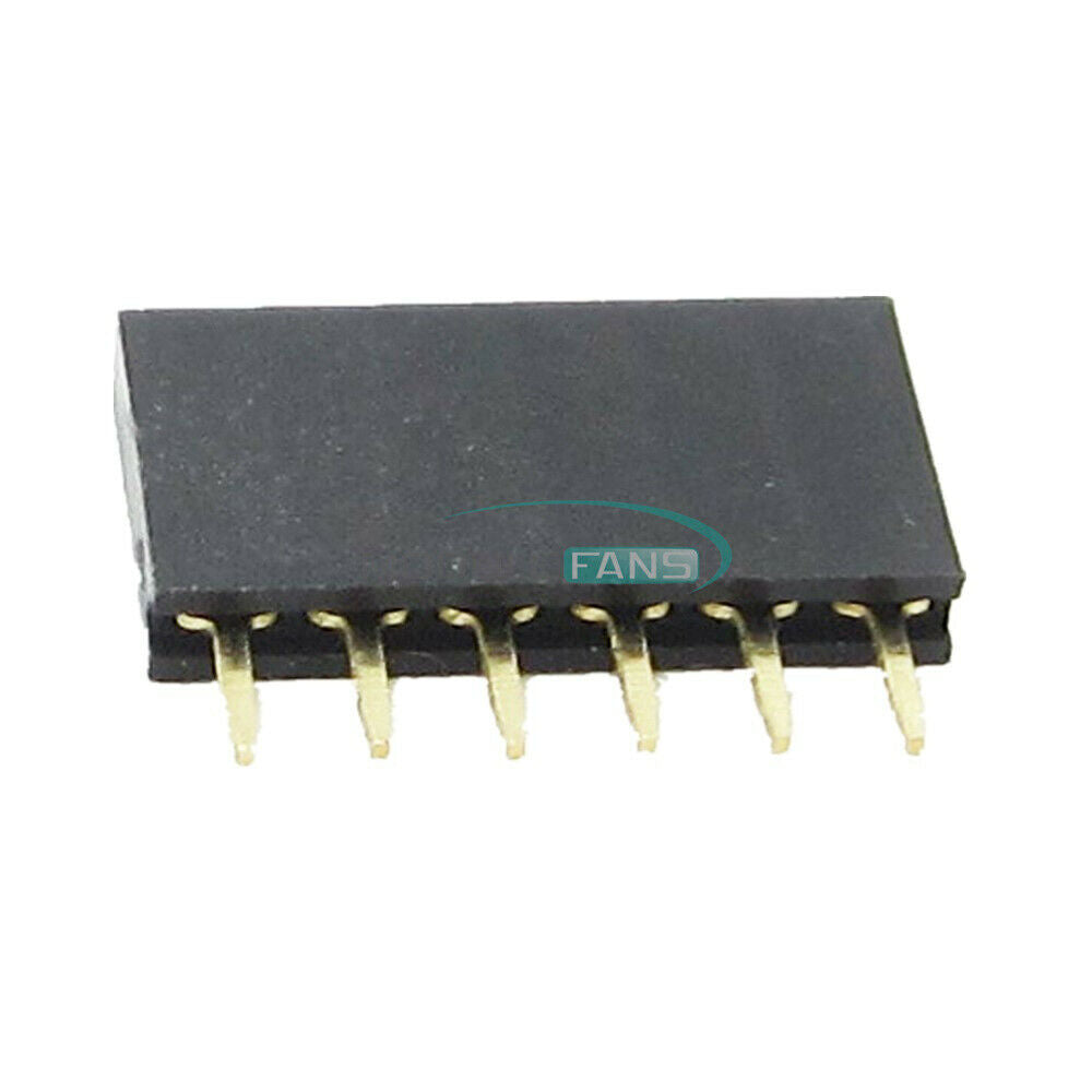 10PCS 2.54MM 6Pin Single Row Header Socket Connector Pitch