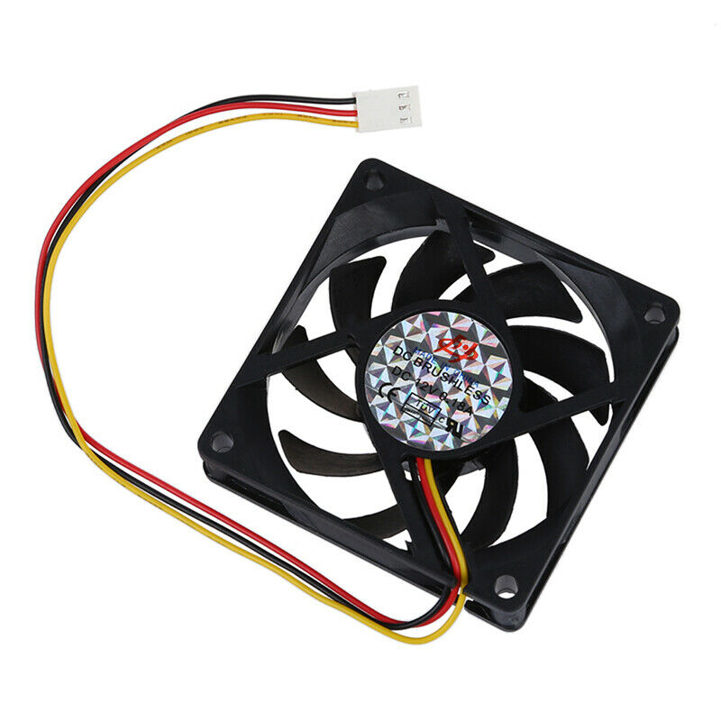 70mm PC Chassis Computer Case 3 Pin Fan Cooling Cooler P1V7V7