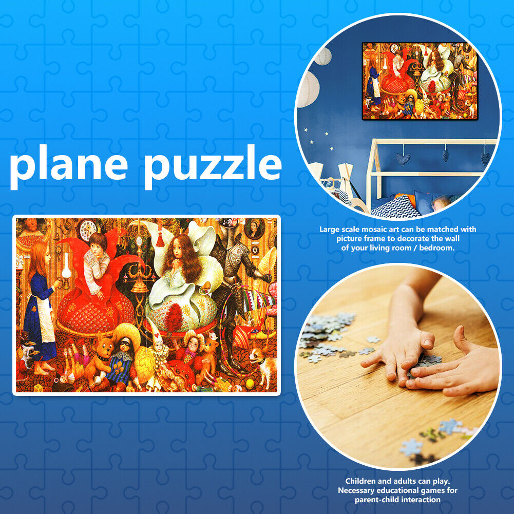 Puzzles Jigsaw 1000pcs Hall Princess Educational DIY Stress Relief Toys @