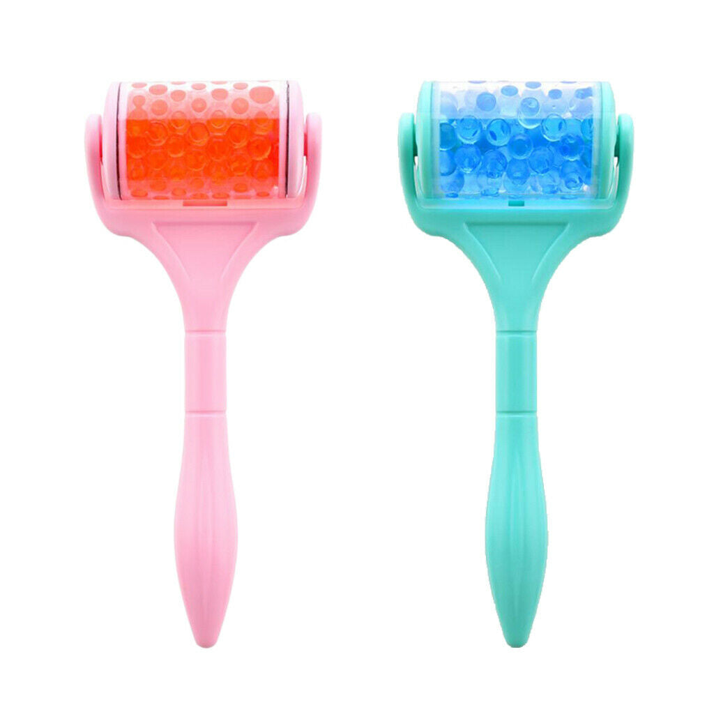 2 lot Portable Ice Roller Fatigue Relief Removal Device Skin Lifting Roller