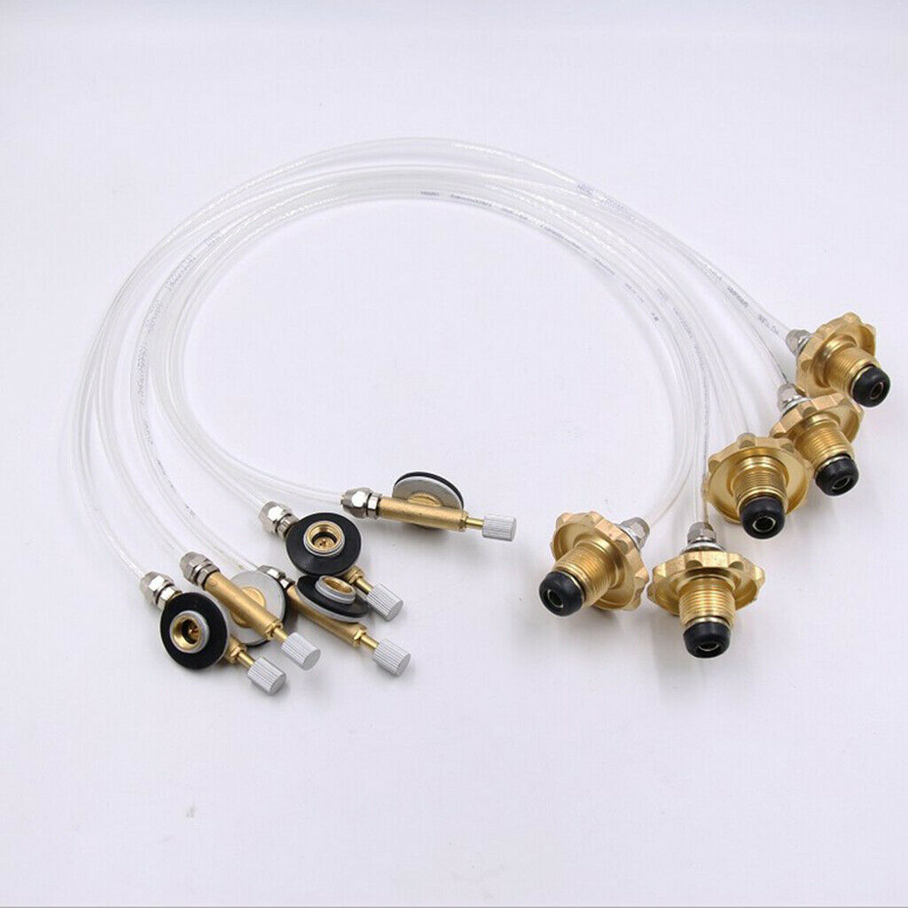 Furnace Flat Gas Tank Inflation Camping Stove Burner Valve Stove Accessories