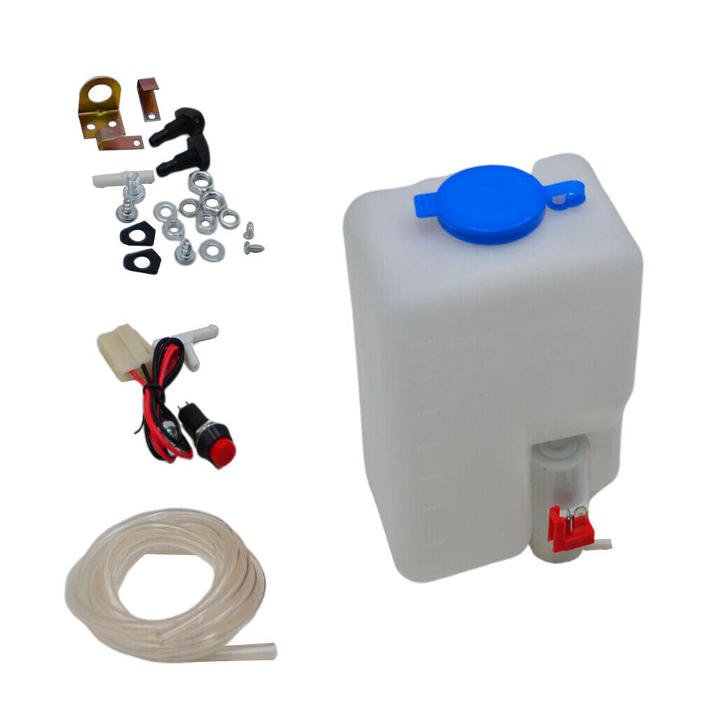 Windshield Washer Kit Pump Reservoir Kit For 12v Classic  160186