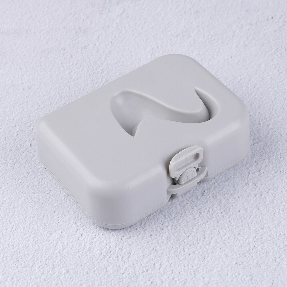 Denture false teeth storage box case with mirror and clean brush appliance,yBDA