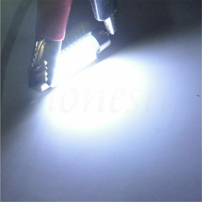 10Pcs 36MM 27 SMD 3014 White LED Car Dome Interior Light Festoon Bulbs Lamp
