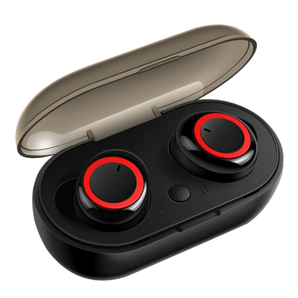 Wireless Bluetooth Earphones Headphones Earbuds Built-in Mic w/ Charging Case