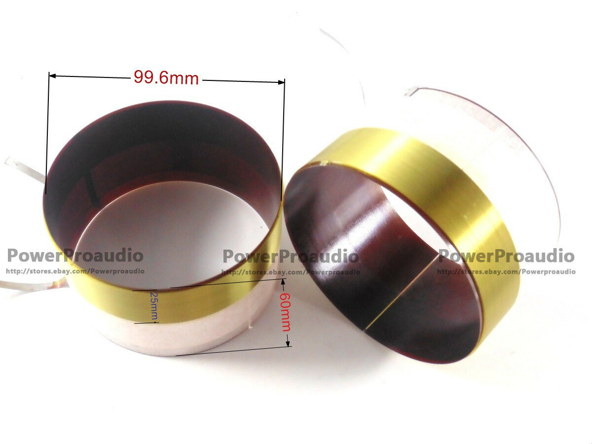 99.6mm  Aluminium wire , woofer / loudspeaker / speaker voice coil