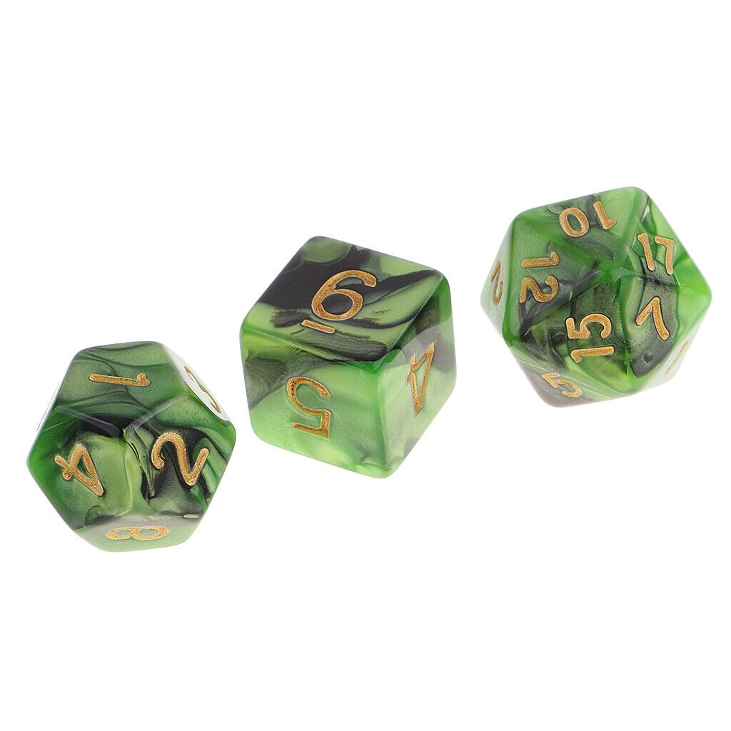 Polyhedral Dice D4-D20 Multi Side Dices Set Board Game Party Supplies Toys