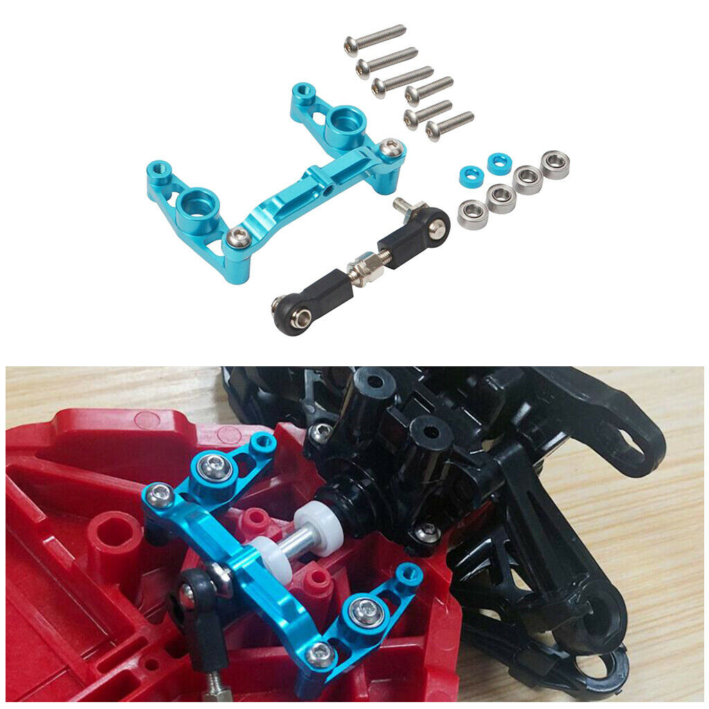 Aluminum Alloy RC Car Ball Bearing Steering Set for 1/10 RC Car Spare Parts
