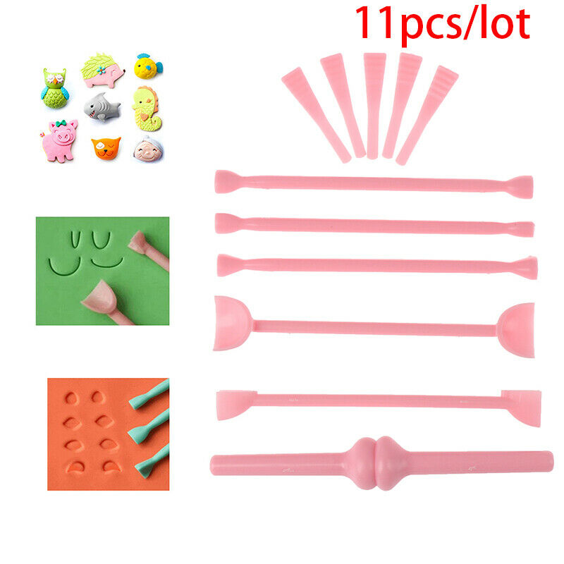 11PCS Fondant Cake Carving Tools Eye Mold Cutter Cake Decorating Printing.l8