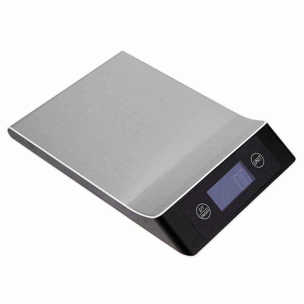 15kg/1g Stainless Steel Electronic LCD Digital Scale Kitchen Weighting Tool @