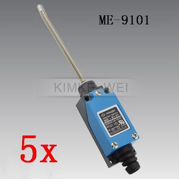 5x Flexible Spring Rod Actuator Momentary Micro Limit Switch ME-9101