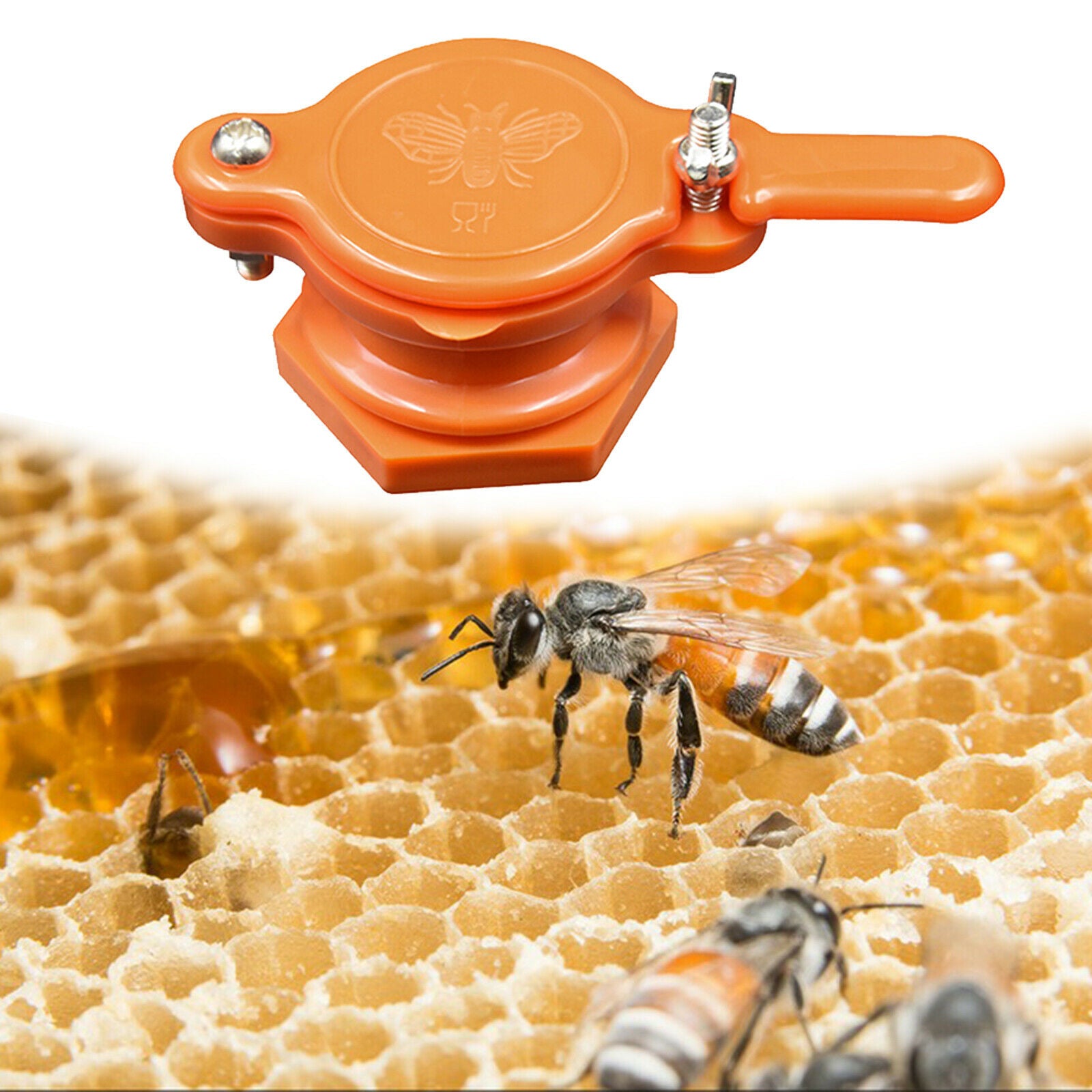 Honey Valve Honey Extractor Beekeeping Honey Bottling Tool Supplies Orange