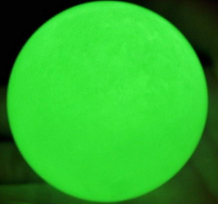100MM+SAND Glow White Jade Stone Glow green In The Dark Stone Ball Healing