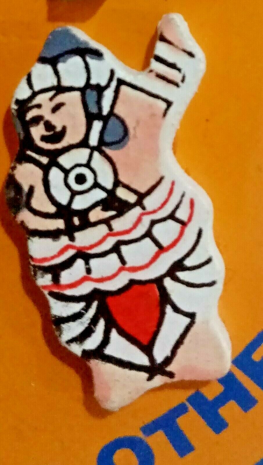 Wooden Fridge Magnet With Sri Lankan Traditional Representative With 2 Magnets