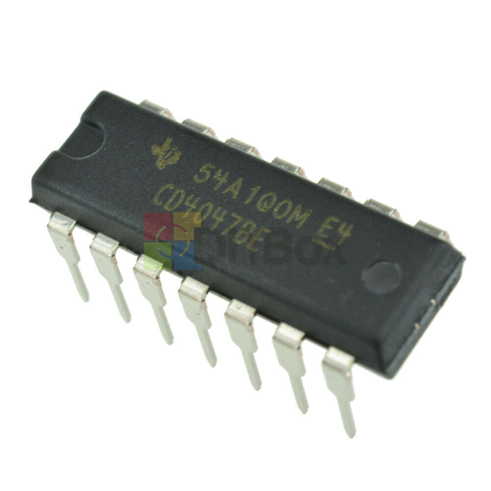 10PCS CD4047BE CD4047 CMOS Monostable Multivibrators DIP 14 DIP-14 TI IC
