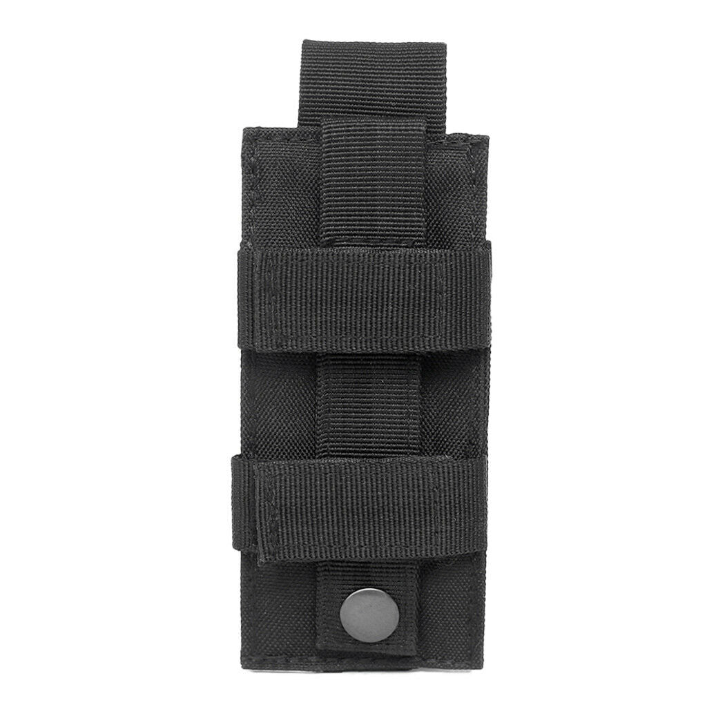 Portable Open Top Bag Flashlight Torch Holder Strap Clip Pouch Hunting Bag