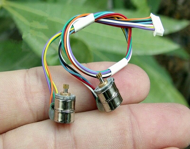 10sets DC5V 2-Phase 4-Wire 8mm Stepper Motor For Digital Camera(Two Motors/set)