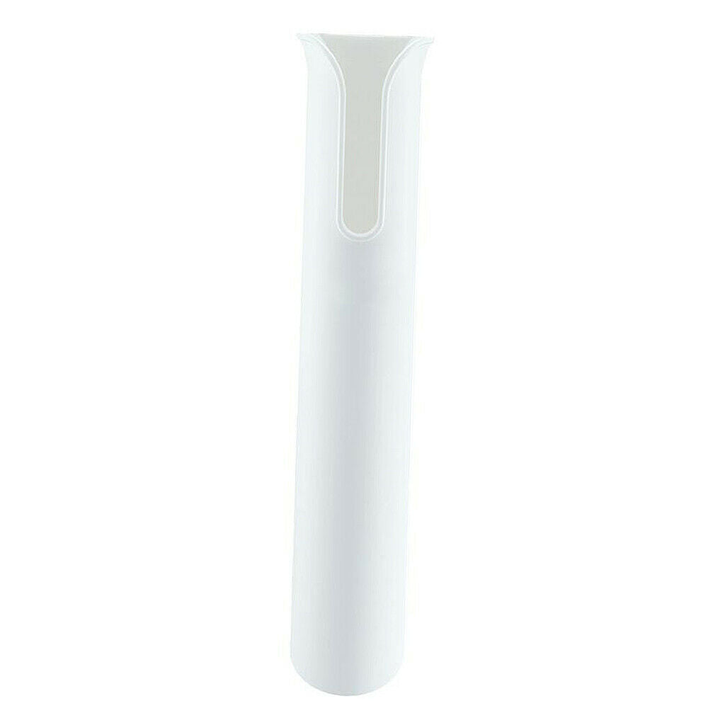 Plastic Self Adhesive Boat Rod Holder Rack Organizer for Kayak Yacht White