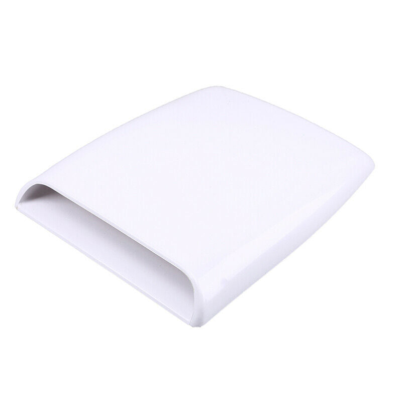 Universal Car Roof Air Flow Intake Aerial Hood Scoop Bonnet Cover White REPLACE
