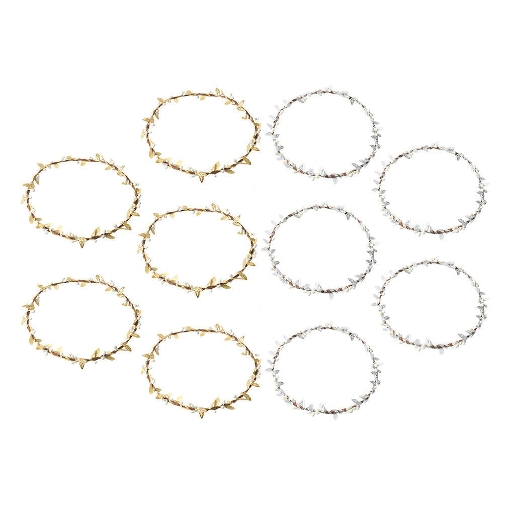 DIY Flower Wreath Headband Bride Bridesmaid Headwear Decorate Wedding Party