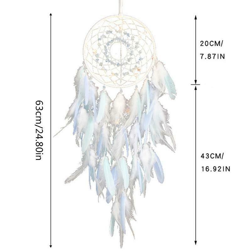 1x LED Dream Catcher Handmade Dream Catchers for Bedroom Wall Hanging Home Decor