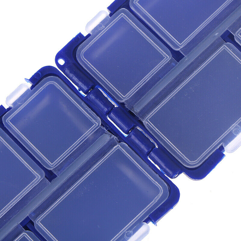Fishing Lure Compartments Storage Case Box Fish lure Spoon Hook Bait Tackle  Lt