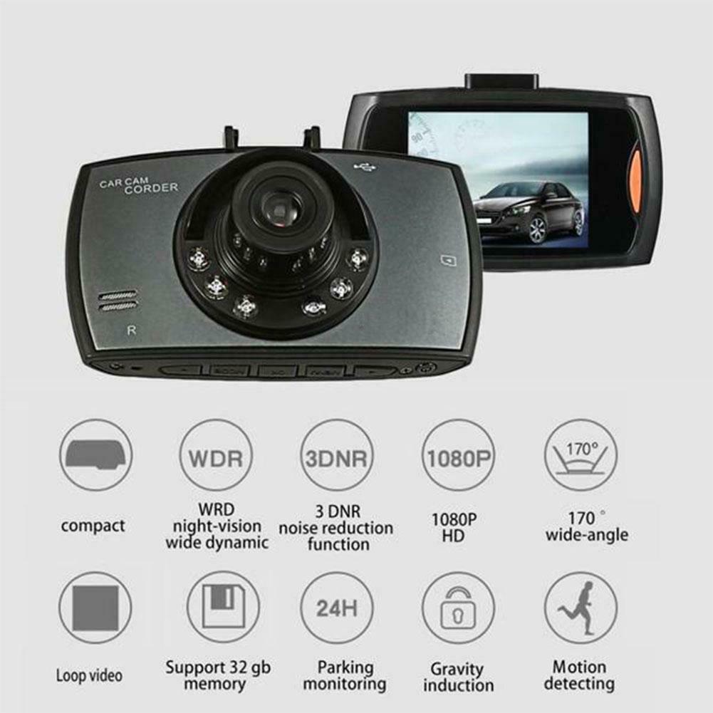 1080P HD Car DVR Dash Vehicle Cameras Video Recorder Cams Night Vision G-Sensors
