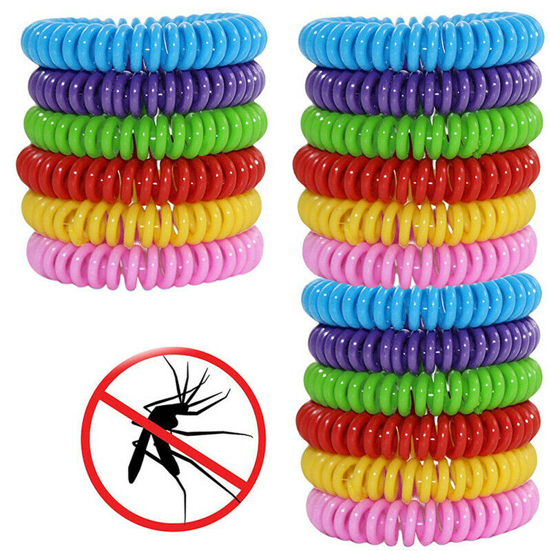 18 Pack Mosquito Repellent Bracelet Band Pest Control Insect Bug Repe jvBDAU.DD