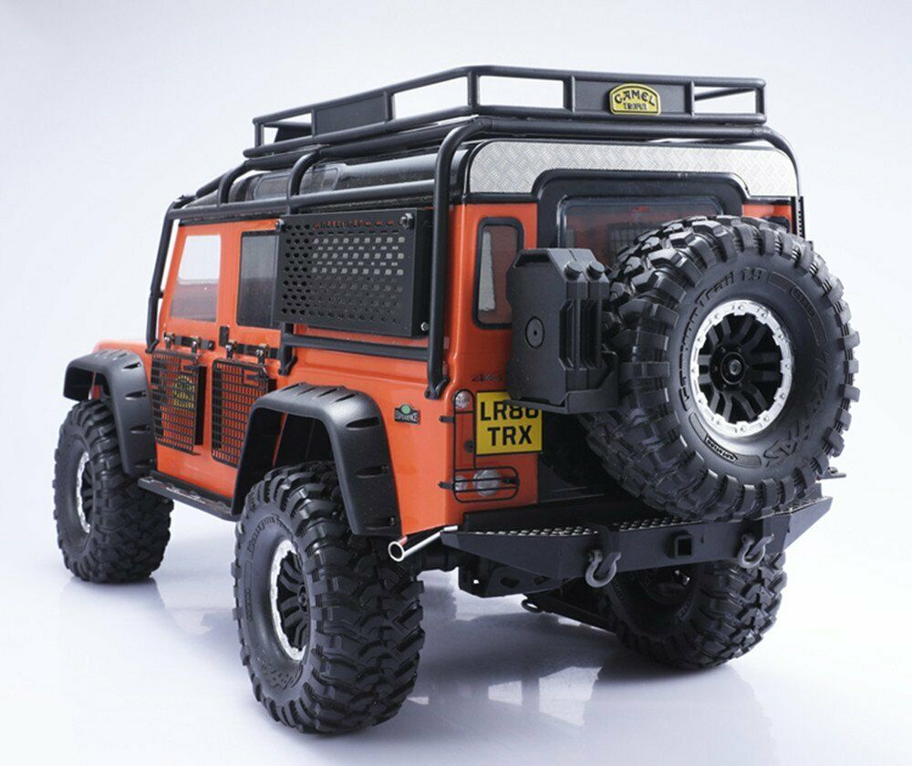 Tailgate Top Anti-skid Plate Metal Decoration For 1/10 RC Traxxas TRX4 Defender