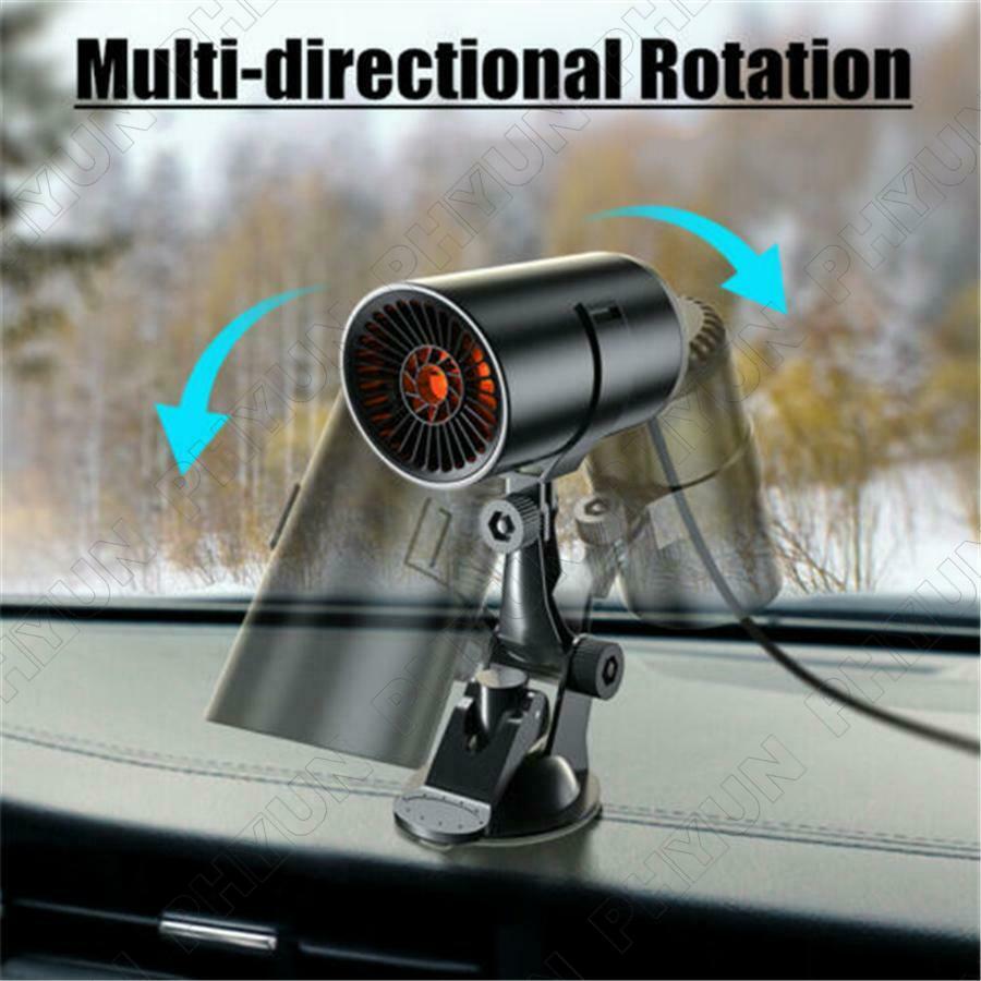 12V 150W Car Windshield Fast Heater Cooling Fan Defroster w/ Bracket Universal