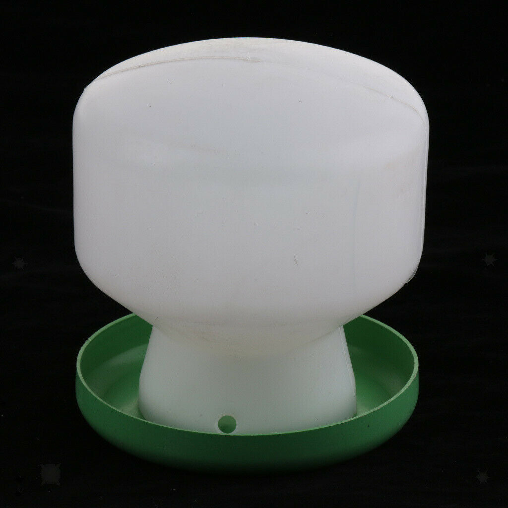 2Pcs Bird Canary Water Drinker Feeder Pigeon Plastic Pot Dispenser Container
