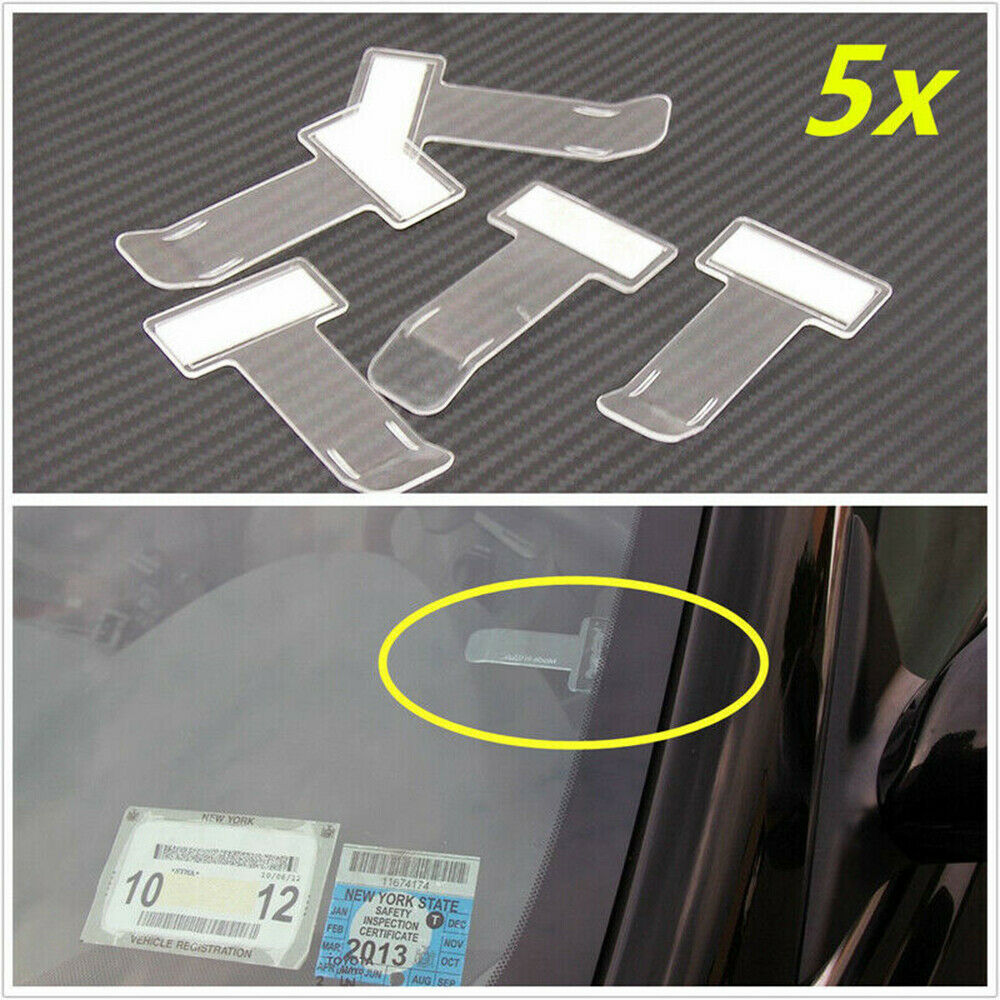 Car Ticket Clip Vehicle Accessory Parking Card Holder Plastic Windscreen Window