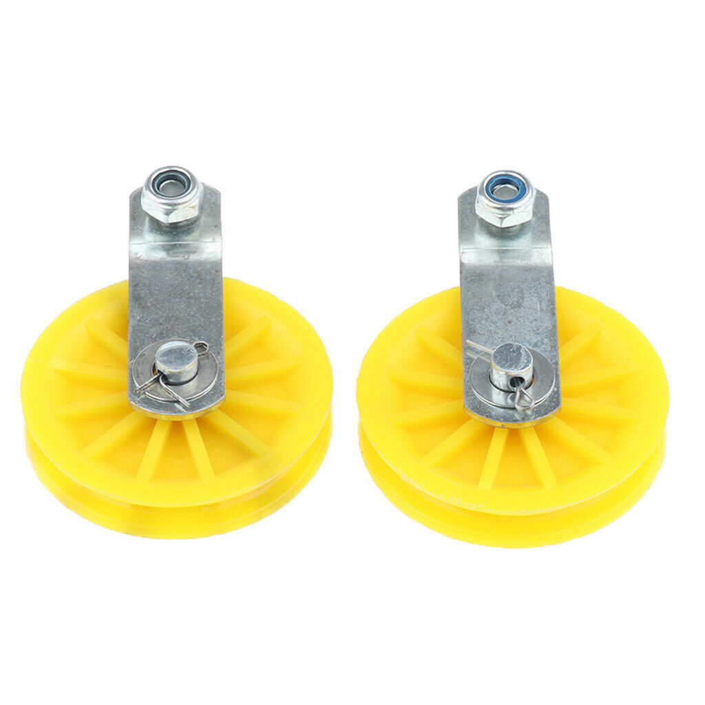 2 Pcs Automatic Coop Door Opener Waterline Pulley Backyard Poultry Supplies