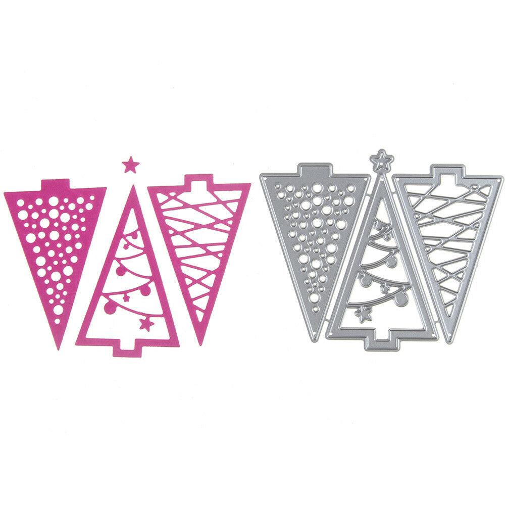 3pcs ChristmasBDree Metal Cutting DiesBDor DIY Scrapbooking Album Paper Ca.l8